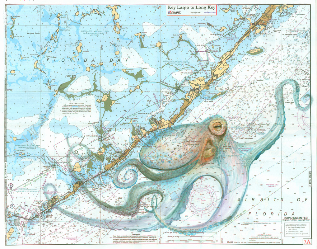 Keys Octopus - Florida Keys Marine Map
