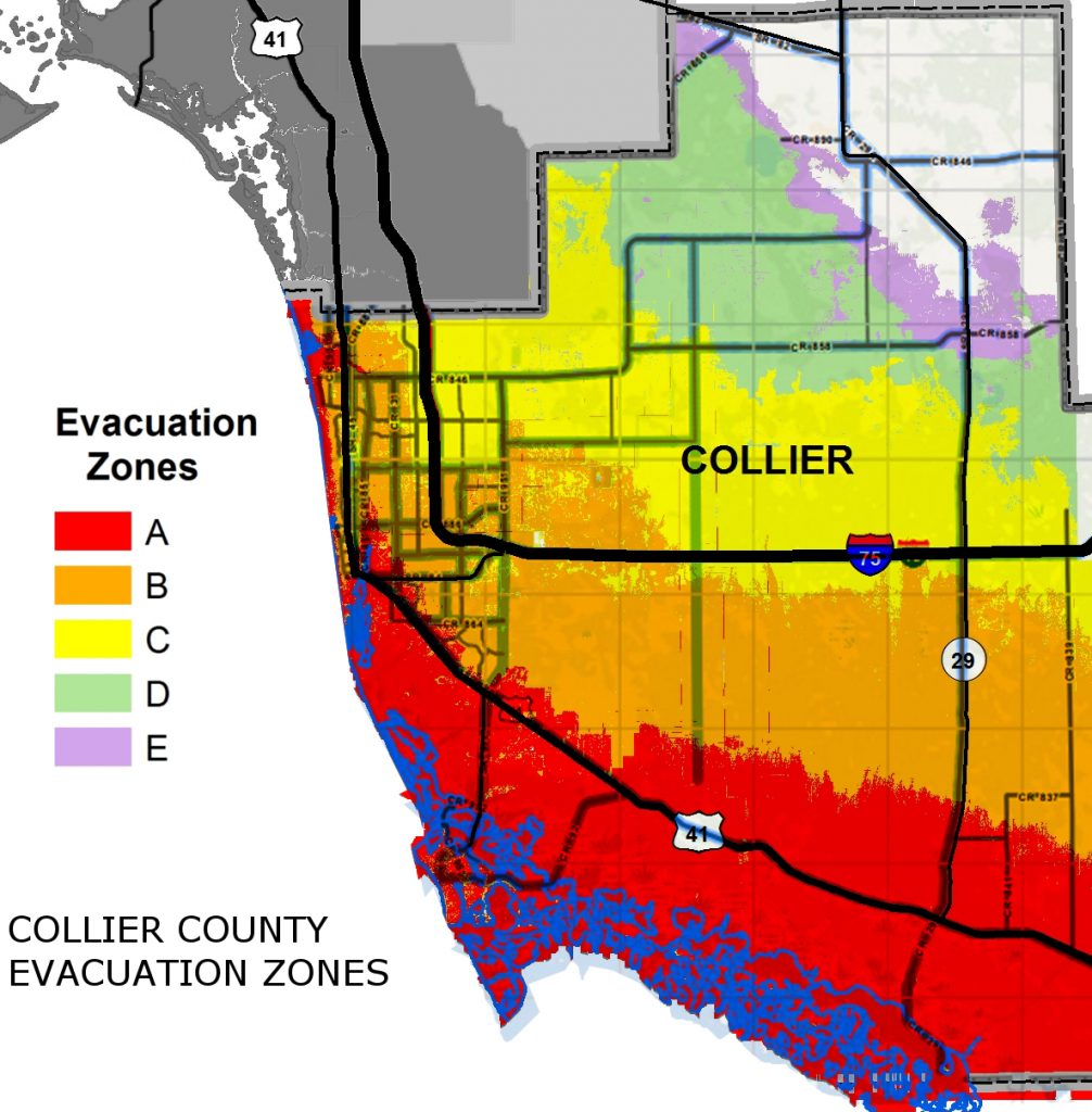 Know Your Hurricane Evacuation Zone Wgcu News Sarasota Florida Flood Zone Map 1006x1024 