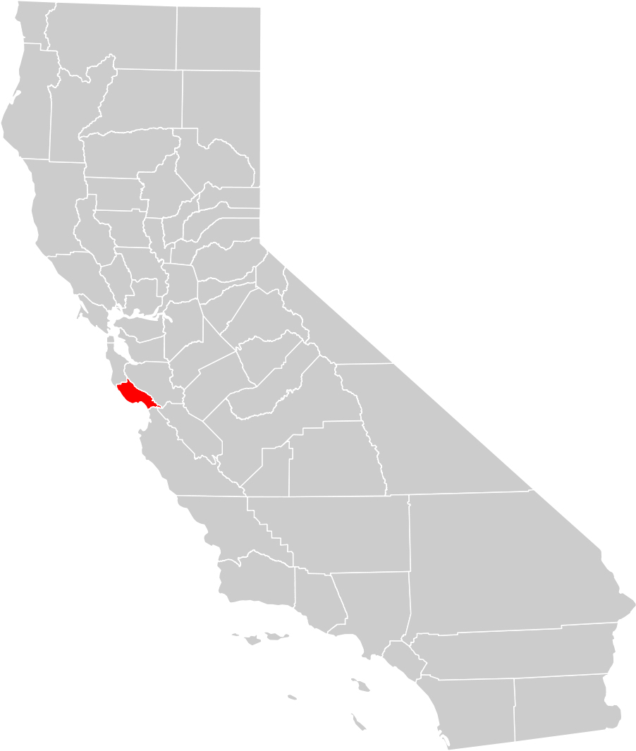 Kresge Map Update Copy Printable Maps Map Of California Santa Cruz - Santa Cruz California Map