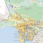 La Zoning Map Large Map With Map Of Malibu California Area   Klipy   Map Of Malibu California Area