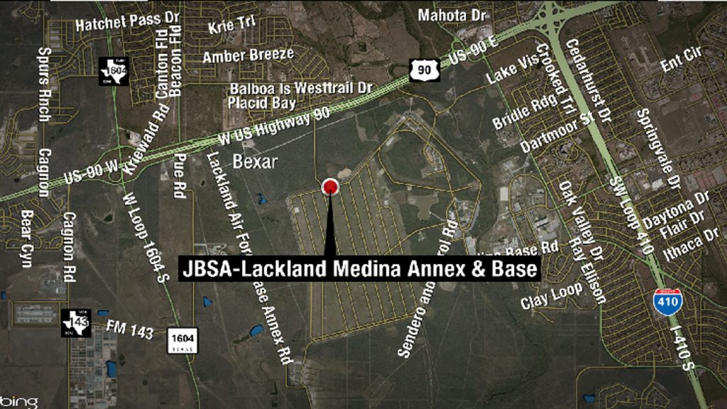Lackland Afb Shooting Location Texas Hill Country Lackland Texas Map 1024x576 