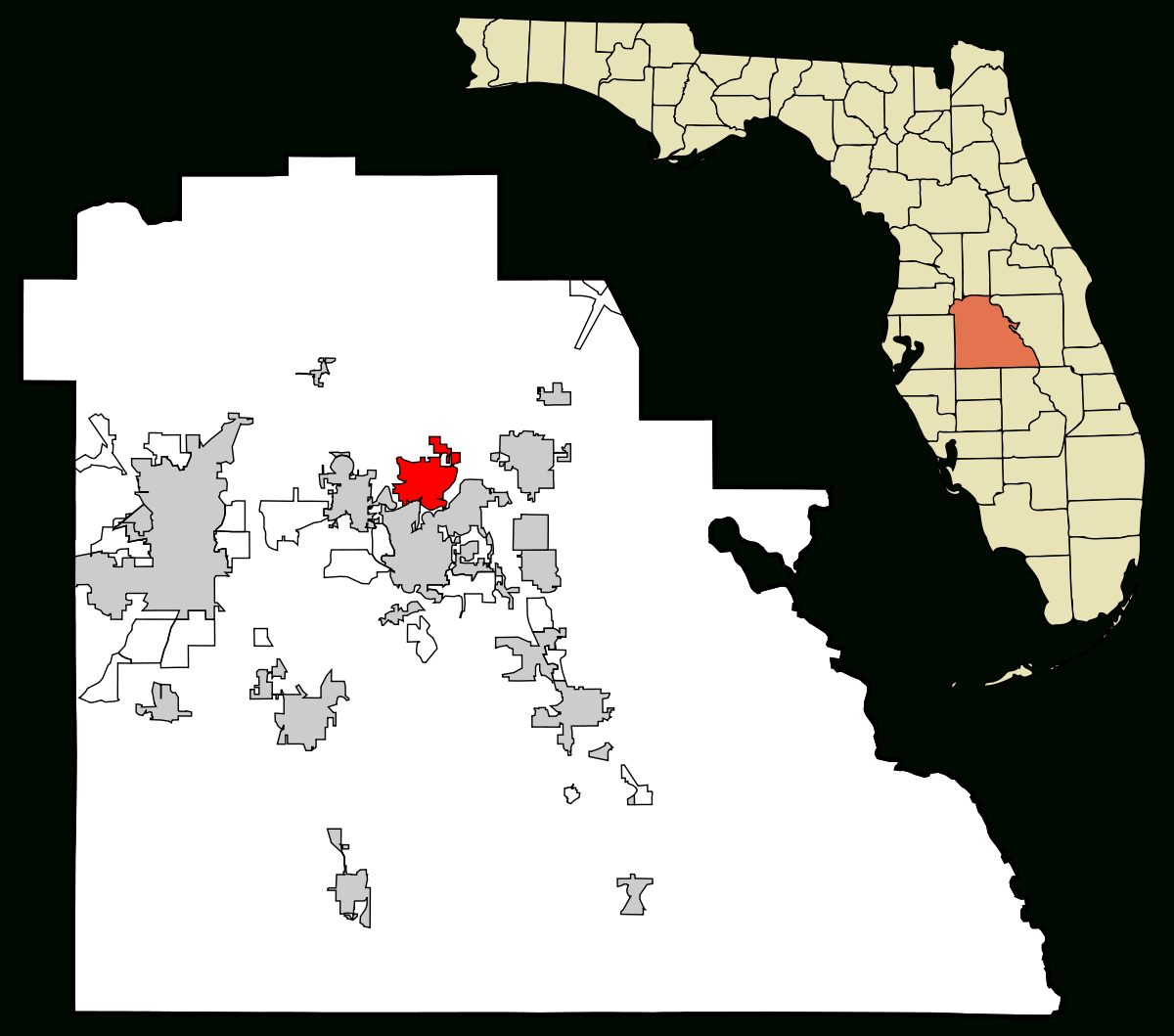 Lake Alfred, Florida - Wikipedia - Lake Alfred Florida Map
