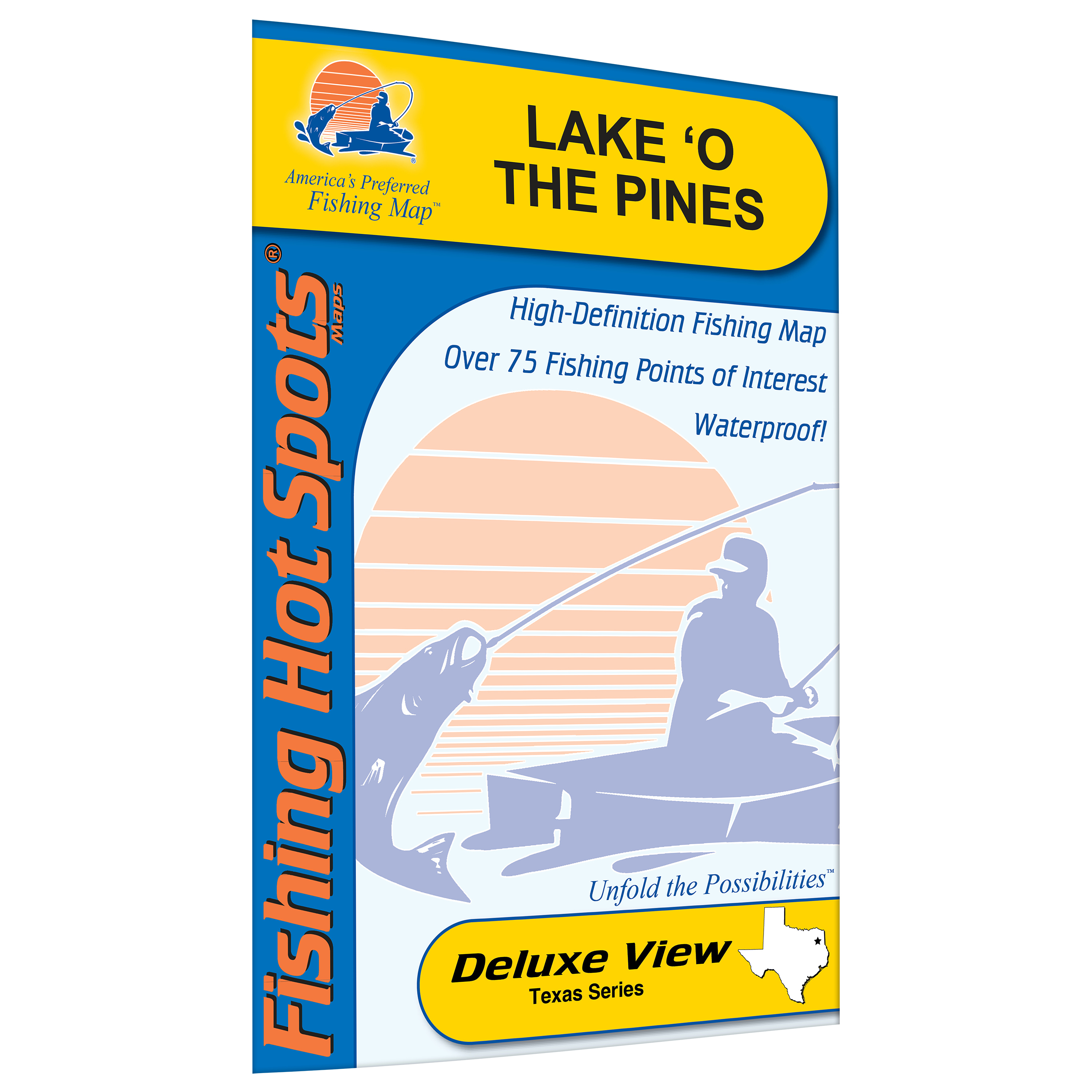 Lake O&amp;amp;apos; The Pines Fishing Map, Lake - Walmart - Lake Of The Pines Texas Map