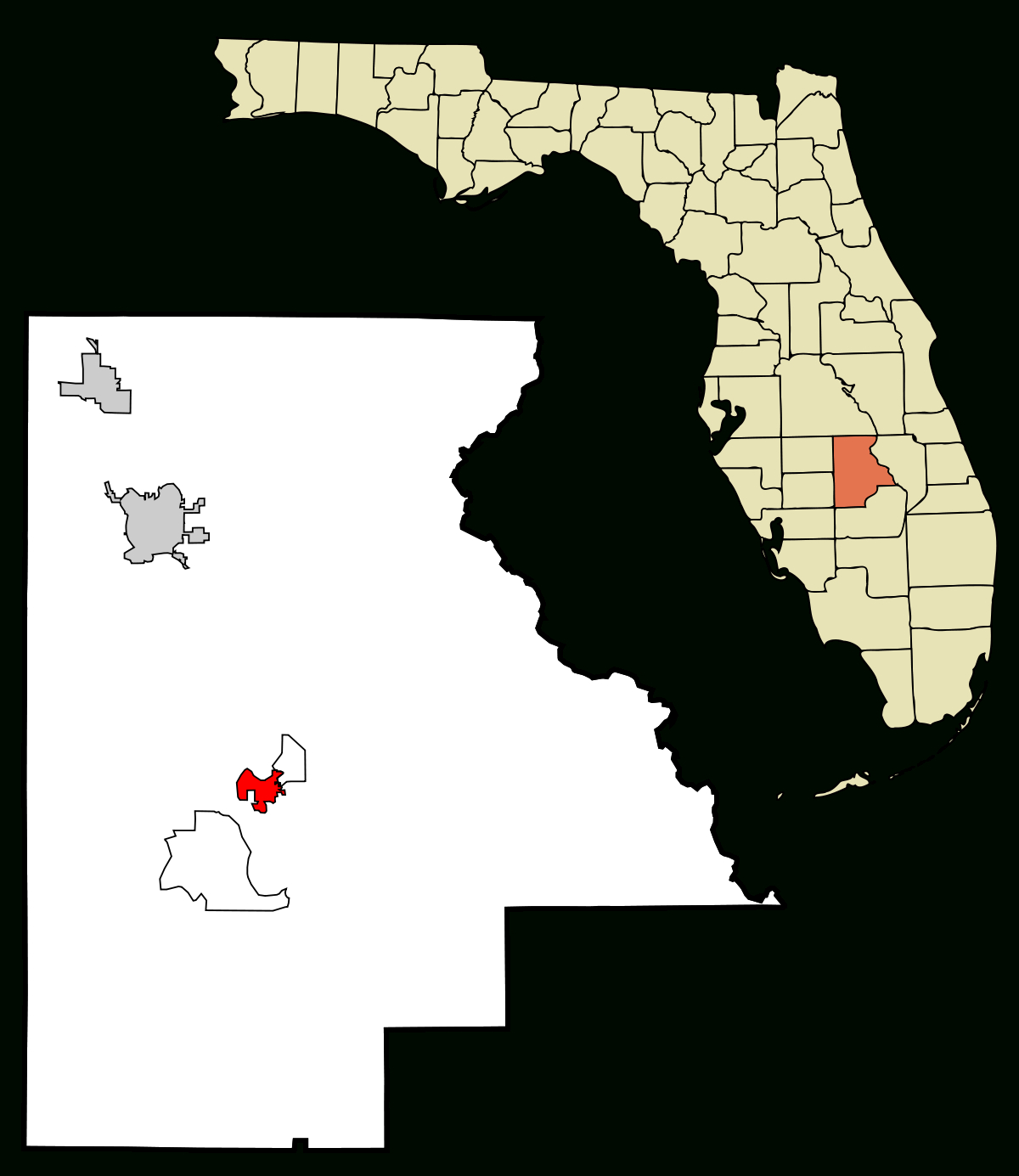 Lake Placid, Florida - Wikipedia - Lake Placid Florida Map