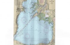 Lake St Clair Nautical Chart Shower Curtains · Chart Mugs - Texas Map Shower Curtain