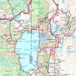 Lake Tahoe Road Map   Printable Map Of Lake Tahoe