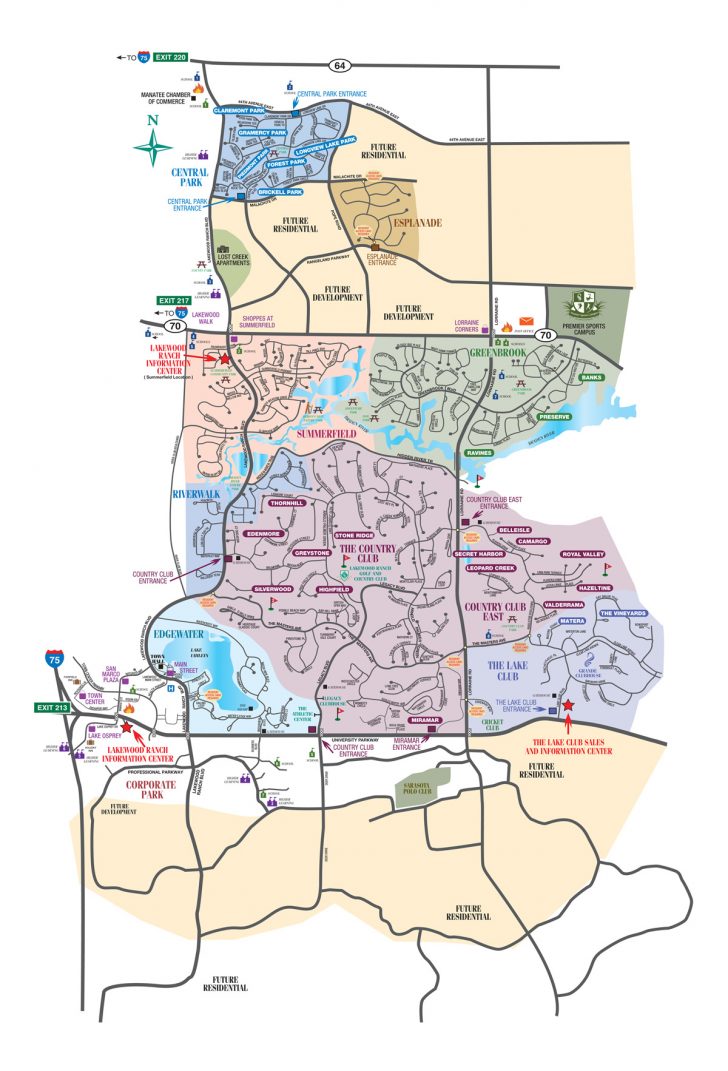 Lakewood Ranch Map Lakewood Florida Map Printable Maps