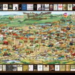 Laminated Texas Wine Map | Texas Wineries Map |Texas Hill Country   Texas Hill Country Wineries Map