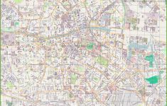 Large Detailed Map Of Dublin - Printable Map Of Dublin