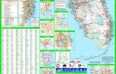 Large Detailed Map Of Florida With Cities And Towns - Giant Florida Map