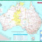 Large Detailed Road Map Of Australia. Australia Large Detailed Road   Large Printable Maps