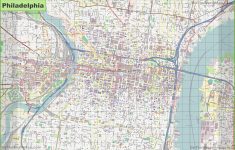 Large Detailed Street Map Of Philadelphia - Philadelphia Street Map Printable