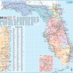 Large Detailed Tourist Map Of Florida   Map Of Lower Florida