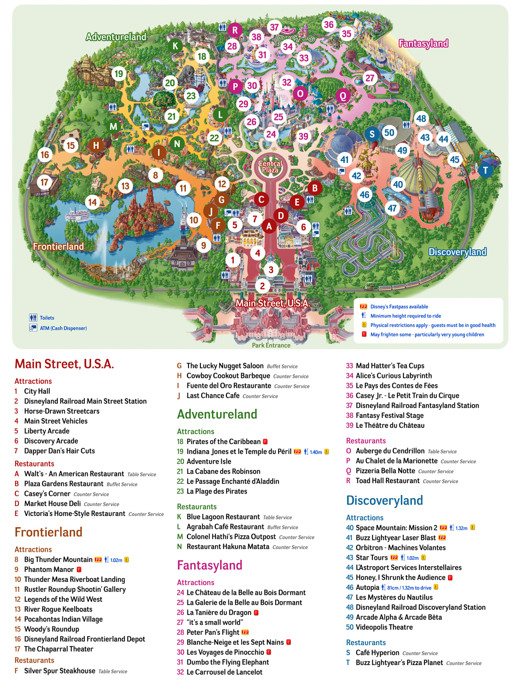 Large Disneyland Paris Maps For Free Download And Print | High - Printable Disneyland Paris Map 2018