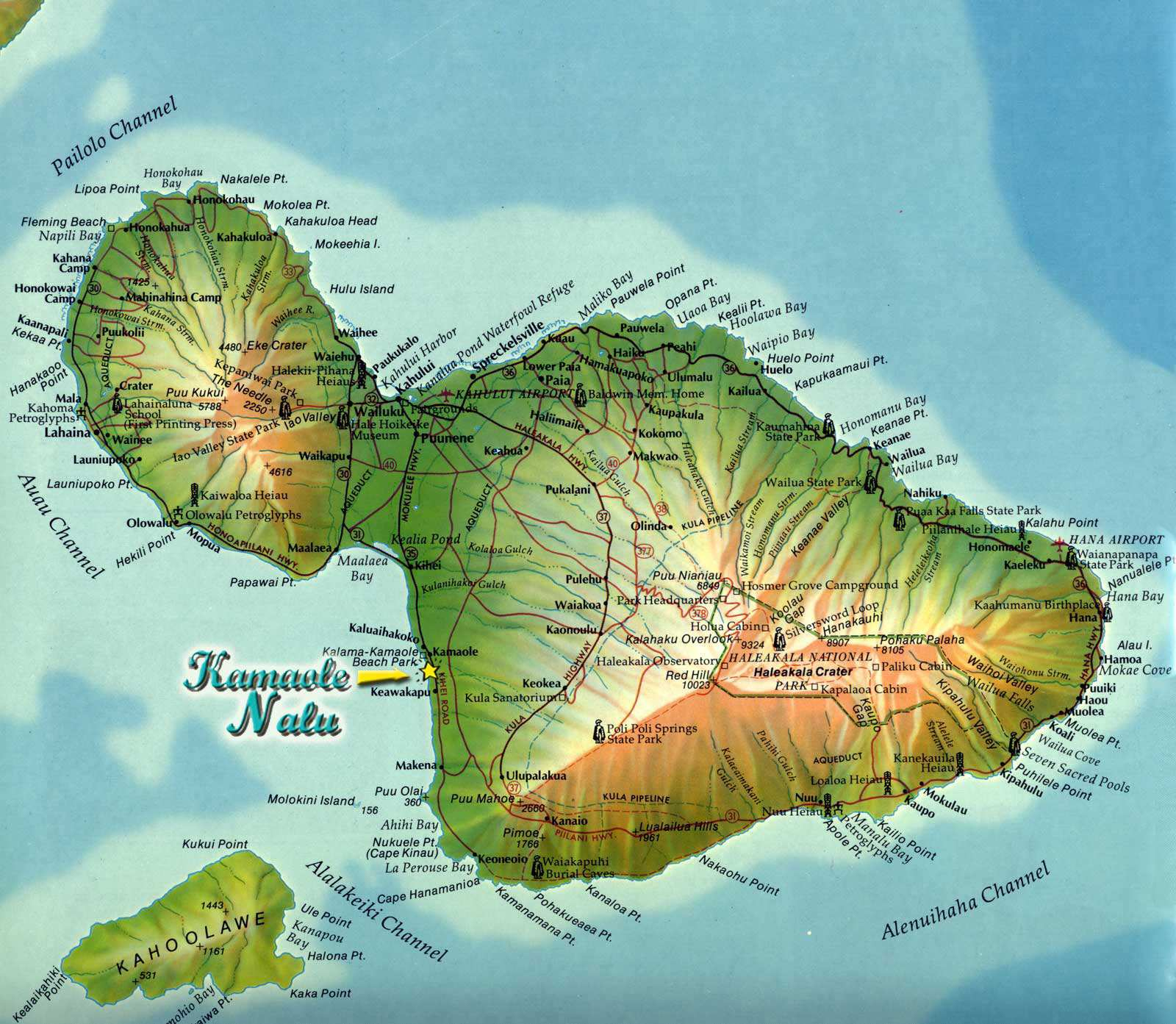 Large Maui Maps For Free Download And Print | High-Resolution And - Maui Road Map Printable