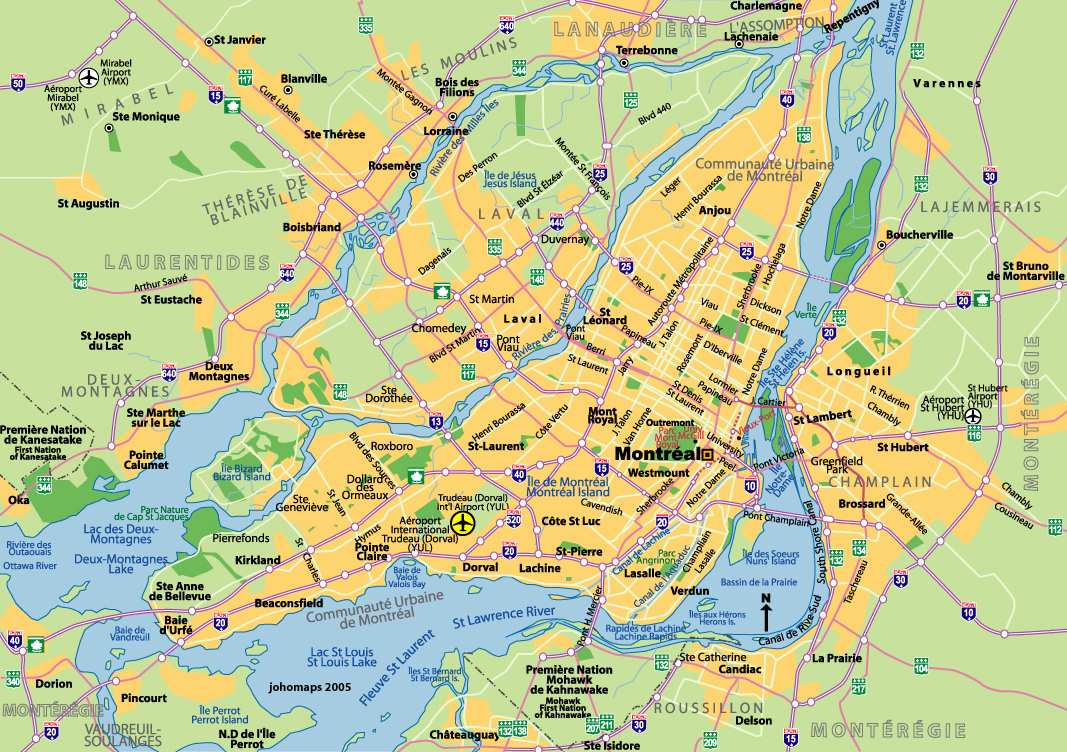 Large Montreal Maps For Free Download And Print | High-Resolution - Printable Street Map Of Montreal