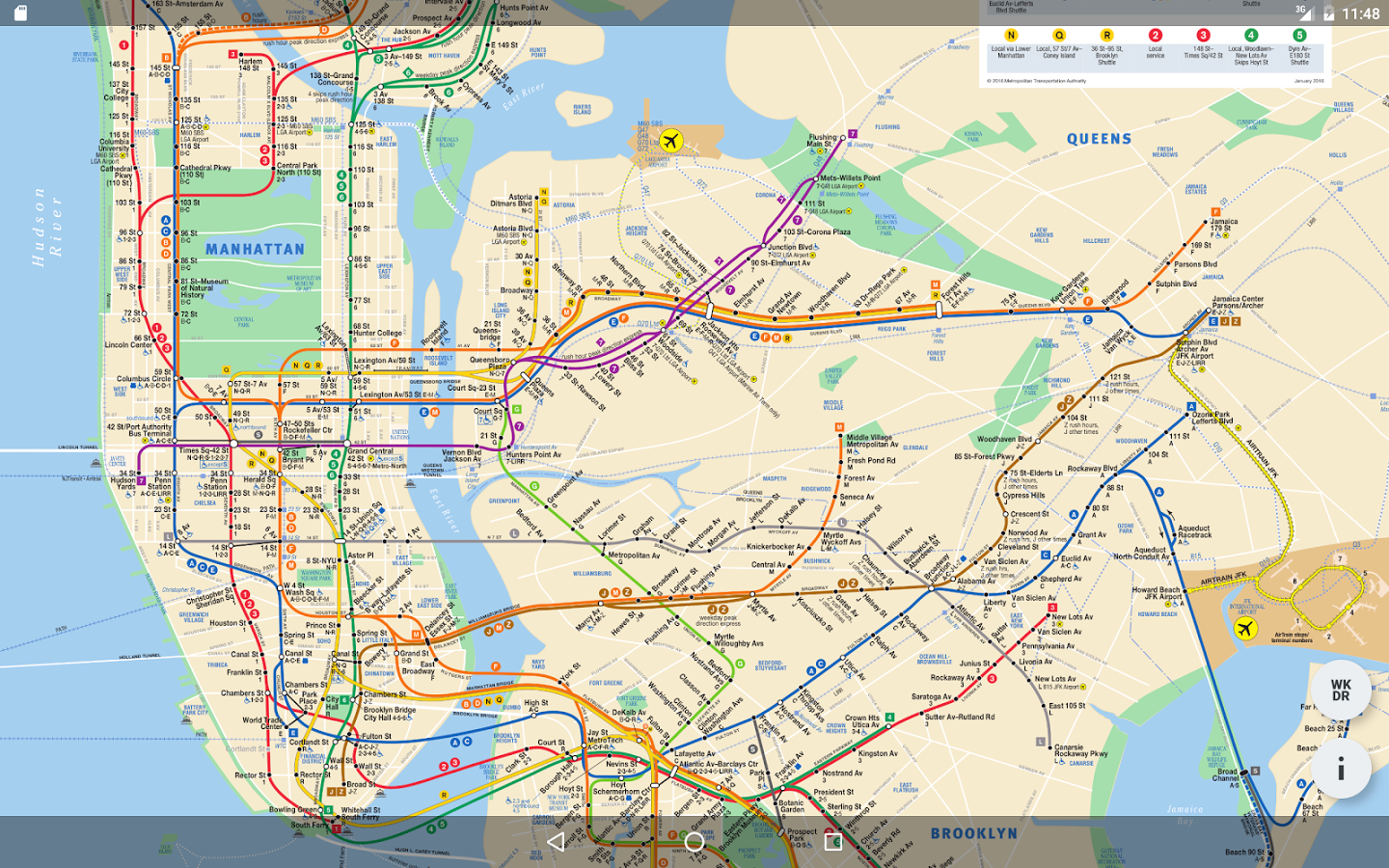 Large Nyc Subway Maps | World Map Photos And Images - Printable New York City Subway Map