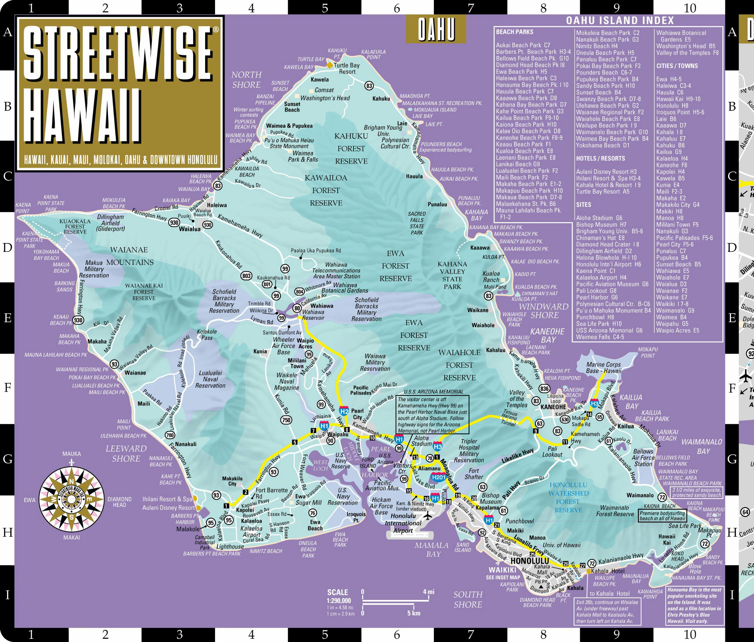 Large Oahu Island Maps For Free Download And Print | High-Resolution - Printable Map Of Oahu Attractions