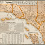 Large Scale Sectional Map Of Southern California: Embracing The   Large Map Of Southern California
