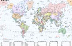 Large World Map Image - Large Printable World Map