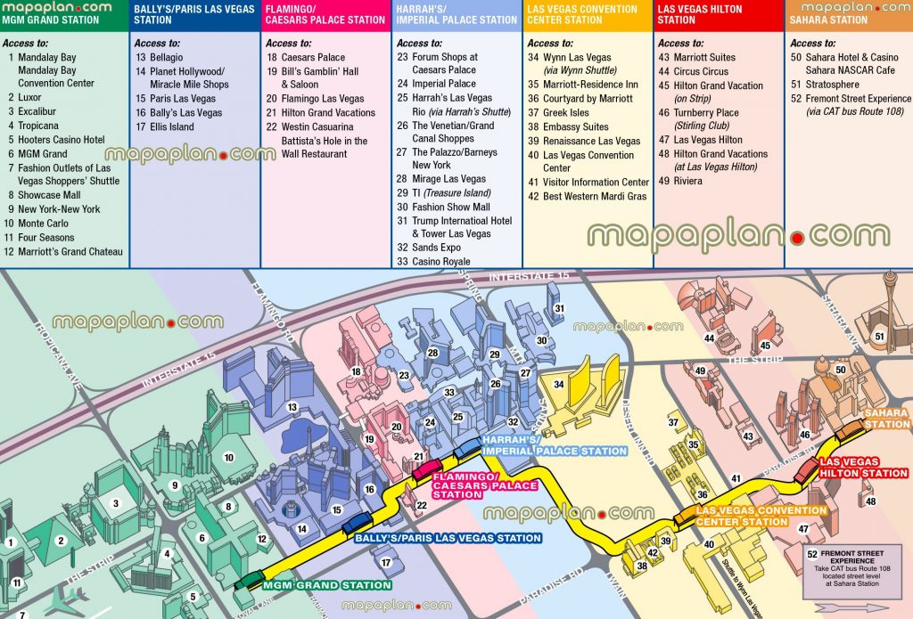 Printable Las Vegas Street Maps - Printable Maps