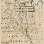 Las Vegas, Route 66, Etc] Blackburn's Map Of Southern California Ten   Map Of Las Vegas And California
