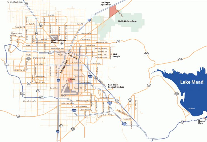 Las Vegas Printable Map