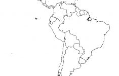 Latin America Blank Map | Ageorgio - Blank Map Of Latin America Printable