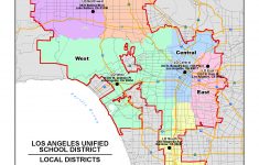 Lausd Maps / Local District Maps 2015 - 2016 - California School Districts Map