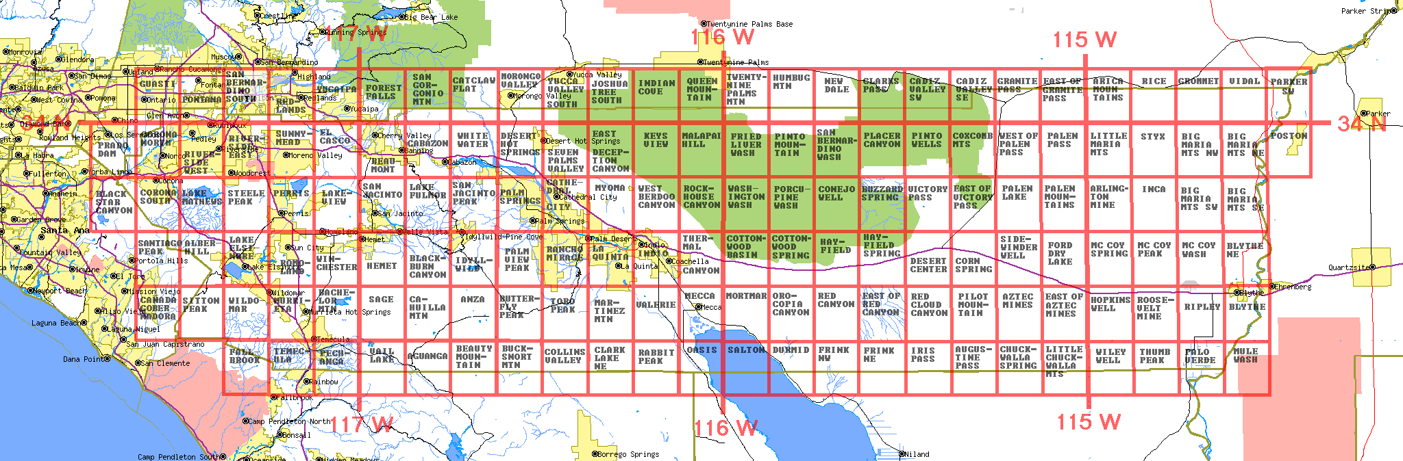 Layout California River Map Map Of Riverside California - Klipy - Printable Map Of Riverside County