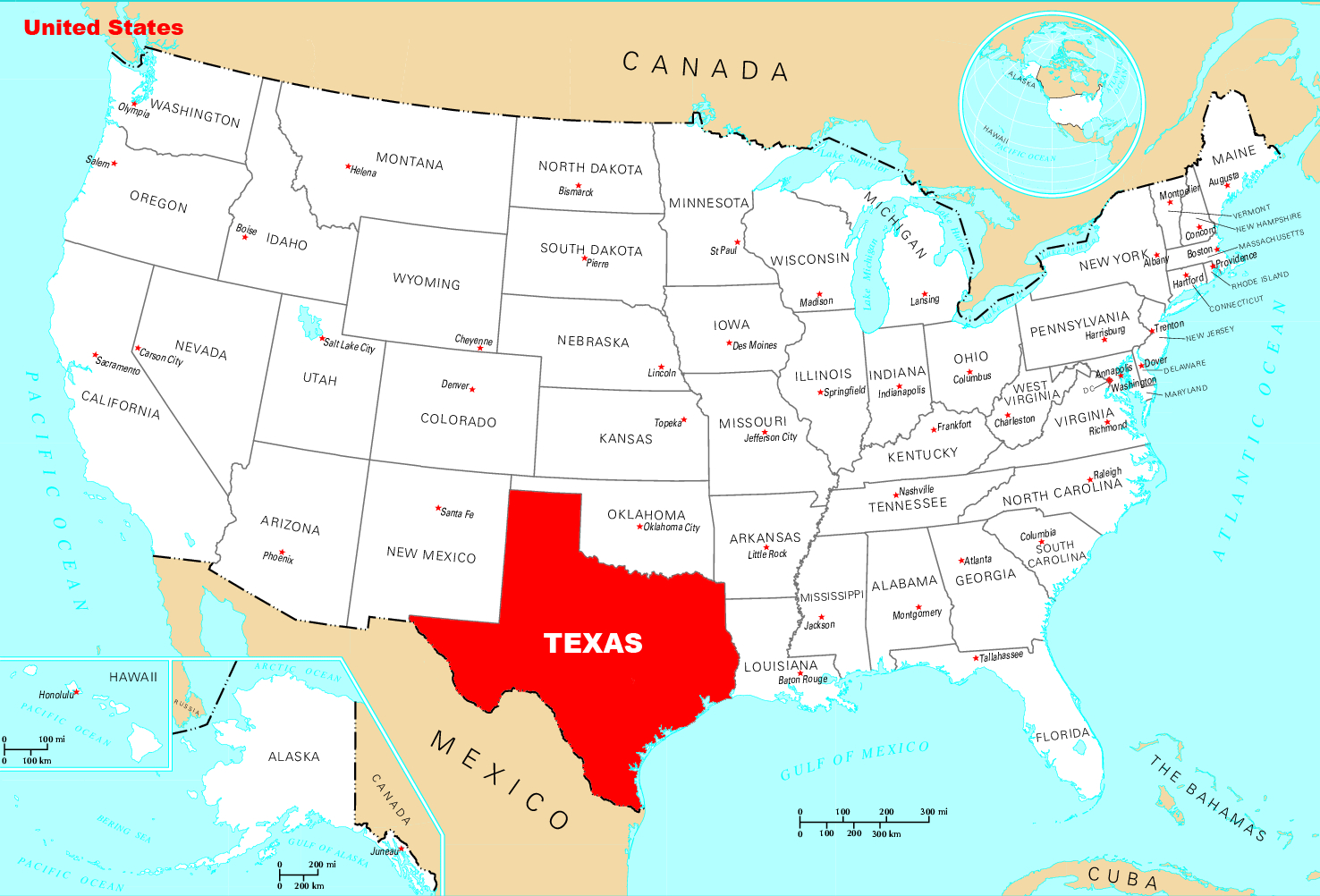Le Texas Se Prépare À Devenir Une «Nation Indépendante» Au Cas Où - Atlanta Texas Map