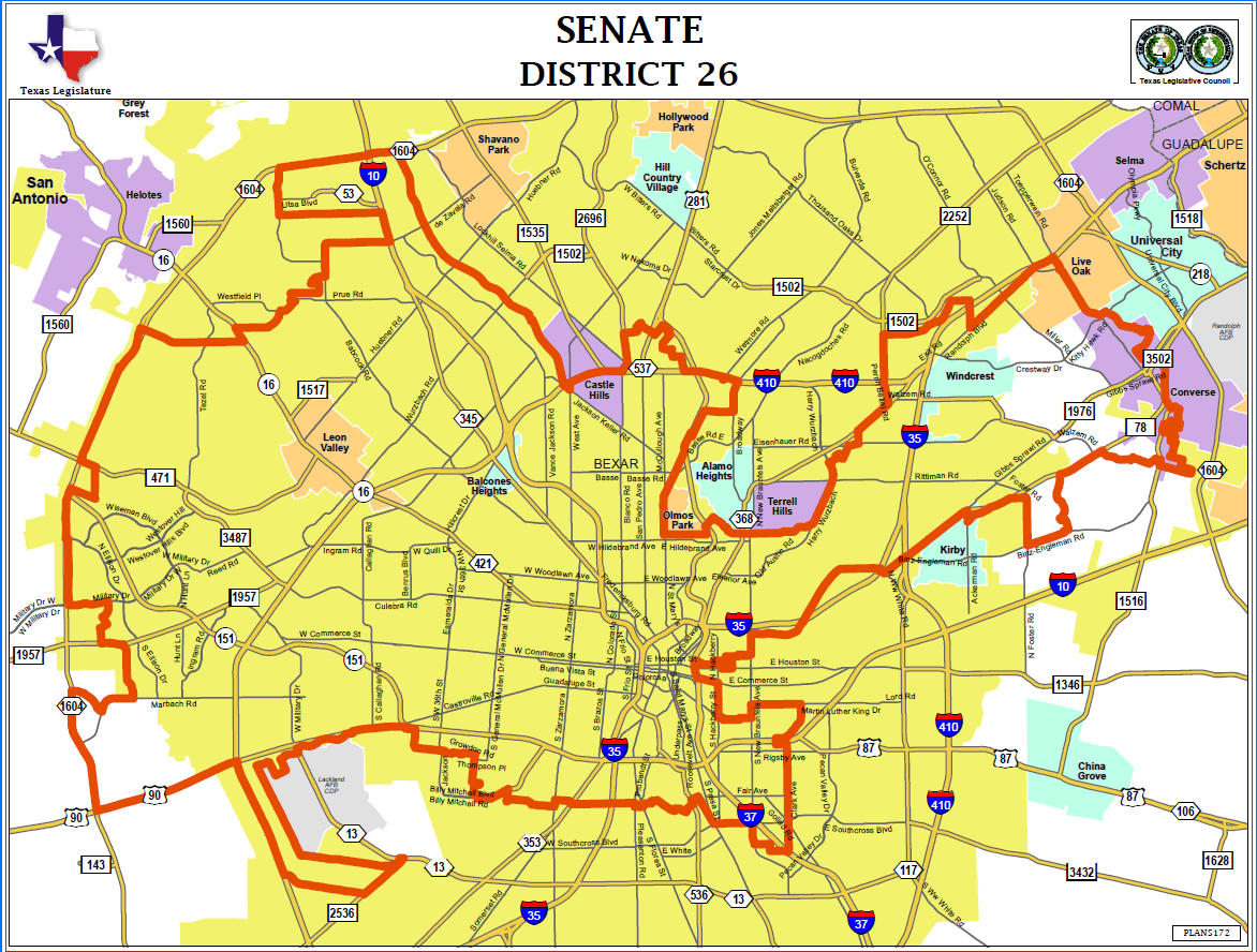 Learn About Alma Perez Jackson For Texas Sd-26 | Texasgopvote - Texas Senate District 16 Map