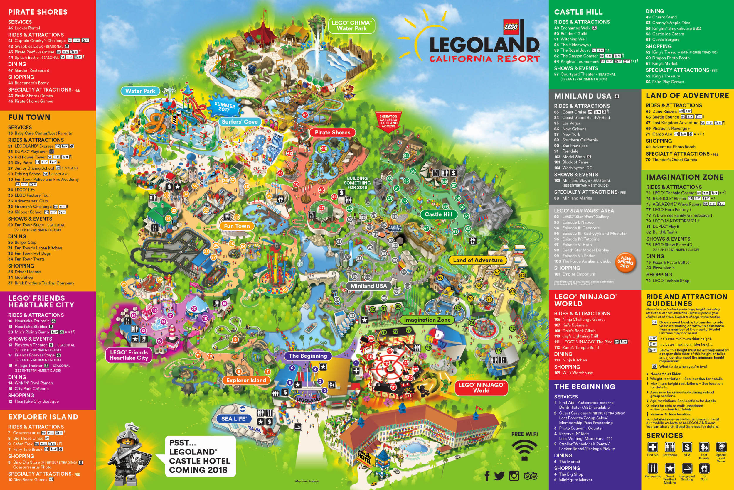 Legoland California Resort Theme Park Map Google Maps California Map - Theme Parks California Map
