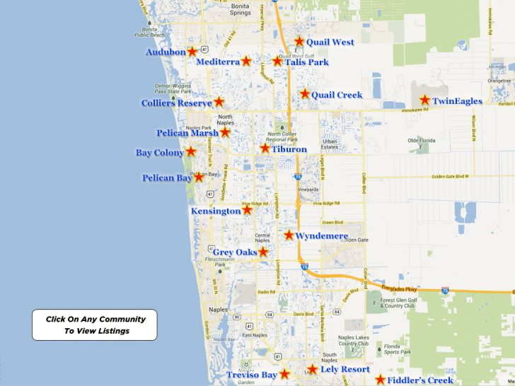 Lely Resort Naples Florida Map