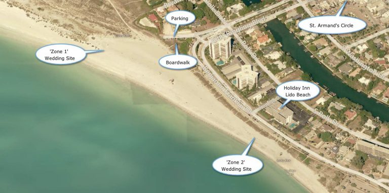 Lido Beach Sarasota Florida Map  The Best Beaches In The World - Lido 