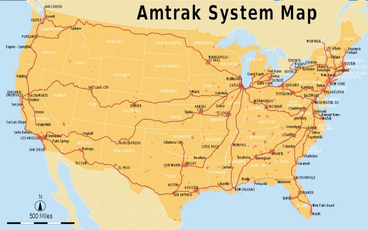 Amtrak Station Map California