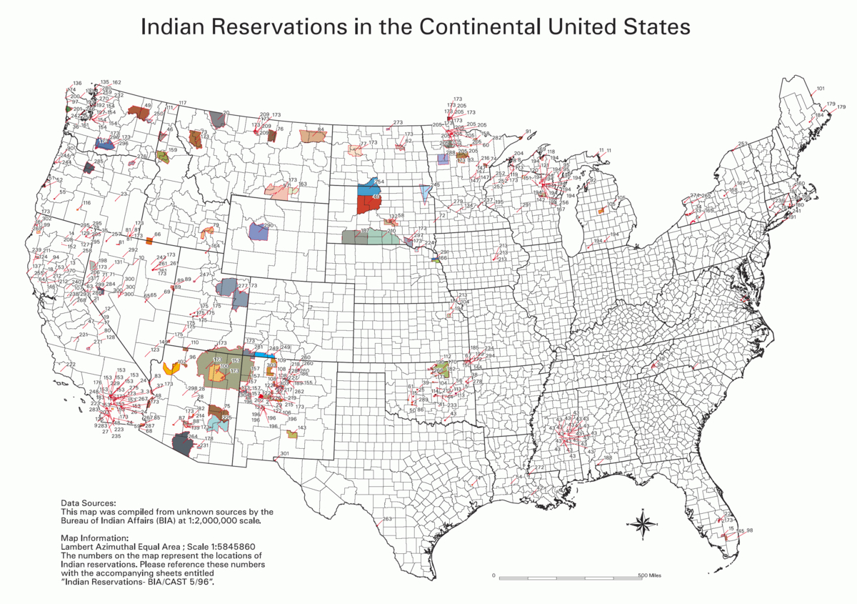 List Of Indian Reservations In The United States Wikipedia Native American Reservations In Texas Map 