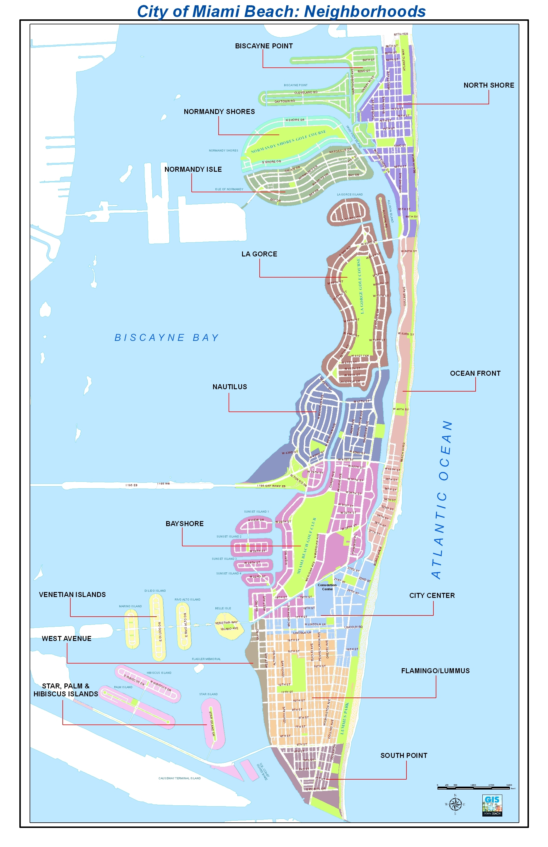 Locations-Florida-Map-Of-Miami-Beach - Map Of Miami Beach Florida