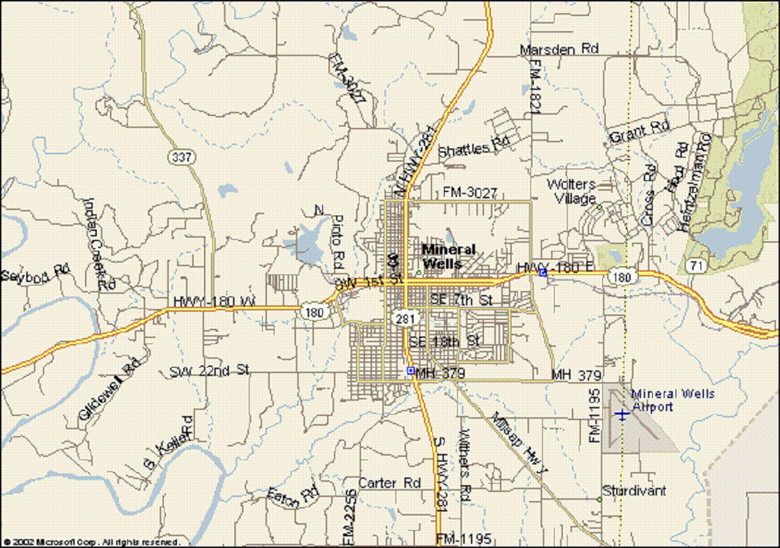 Lofty Design Mineral Wells Texas Map Baker Hotel Mineral Wells State - Mineral Wells Texas Map