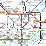 London Attraction Map With Tube – Uk Map   London Tube Map Printable