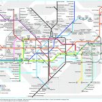 London Underground Map Translated Into German | Londoner U Bahn Plan   London Tube Map Printable