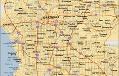 Los Angeles California City Map Maps Of California A Map Of Los - Map Of Los Angeles California Area