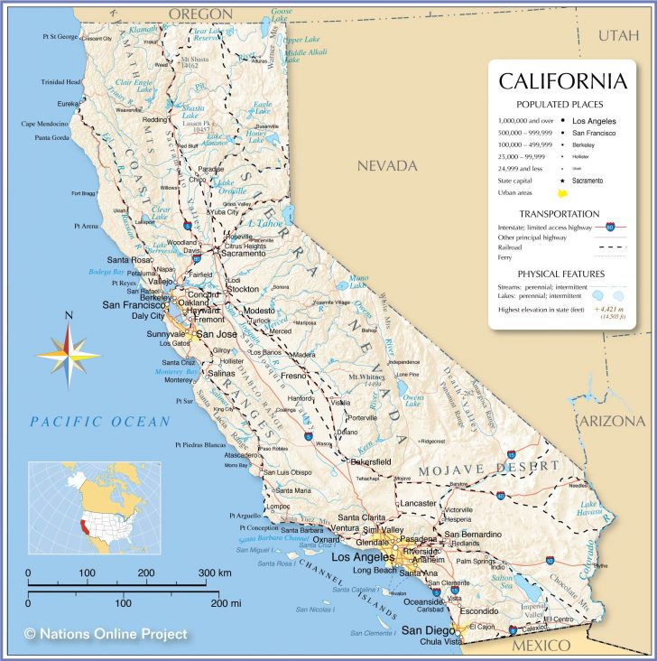 California Road Map Google