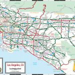 Los Angeles California Transportation Map   Los Angeles California   Los Angeles California Map