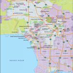 Los Angeles Map Map With Zone Venice Beach California Map   Klipy   Venice Beach California Map