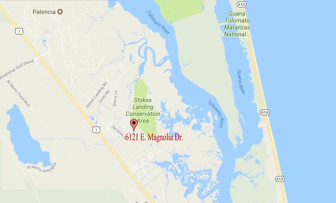 Lot/land For Sale At 6121 E Magnolia St Augustine, Fl 32095 - Mls - Google Maps St Augustine Florida