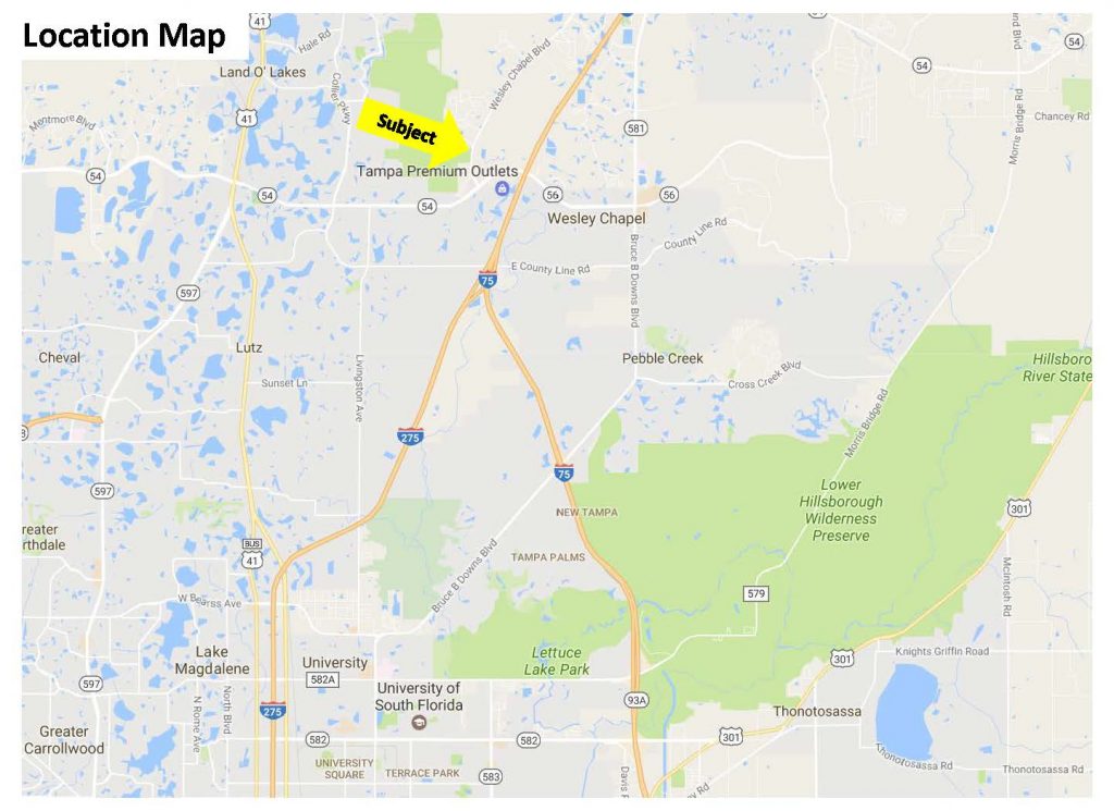 Lutz Florida Zip Code Map 6078