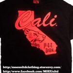 M.o.e. Unltd. Clothing | Cali Men's Black/red T Shirt | Online Store   California Map Shirt