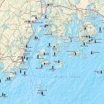 Maine Coast Line Map And Travel Information | Download Free Maine   Printable Map Of Maine Lighthouses