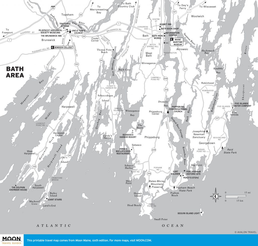 Maine Travel The World - Printable Map Of Maine Coast | Printable Maps